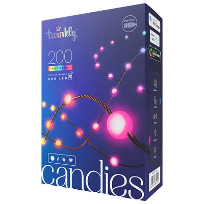 Twinkly Candies Smart RGB LED Lights - Pearl - 200 Lights