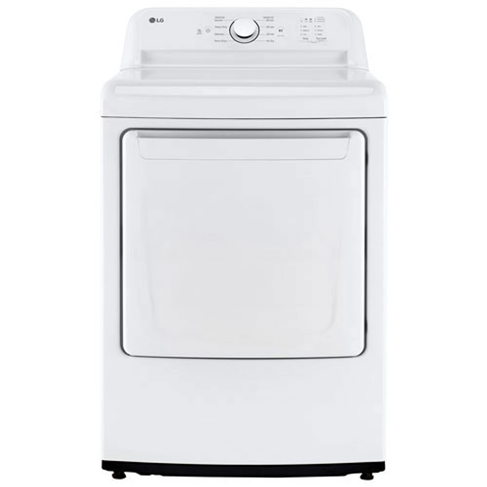 Open Box - LG 7.3 Cu. Ft. Electric Dryer (DLE6100W) - White - Perfect Condition