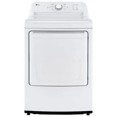 Boîte ouverte - Sécheuse électrique de 7,3 pi³ de LG (DLE6100W) - Blanc - Parfait état