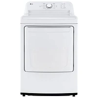 Open Box - LG 7.3 Cu. Ft. Electric Dryer (DLE6100W) - White - Perfect Condition