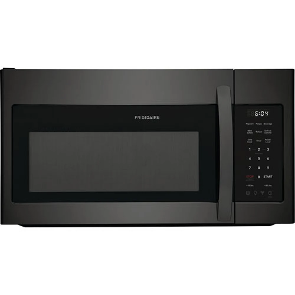 Open Box - Frigidaire Over-The-Range Microwave - 1.8 Cu. Ft. - Black Stainless Steel - Perfect Condition