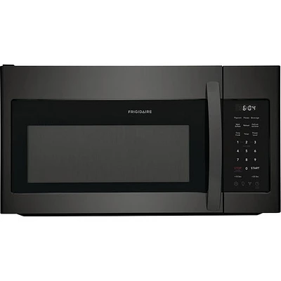 Open Box - Frigidaire Over-The-Range Microwave - 1.8 Cu. Ft. - Black Stainless Steel - Scratch & Dent