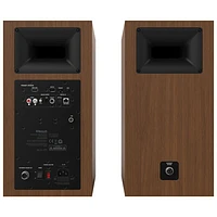 Klipsch The Seven 200-Watt Bookshelf Speaker - Pair - Walnut