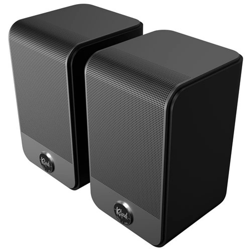 Klipsch Flexus Surround 100 50-Watt Bookshelf Speaker - Pair - Ebony Vinyl