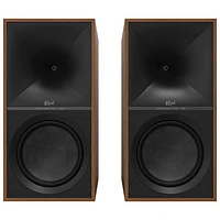 Klipsch The Nines 240-Watt Bookshelf Speaker - Pair - Walnut