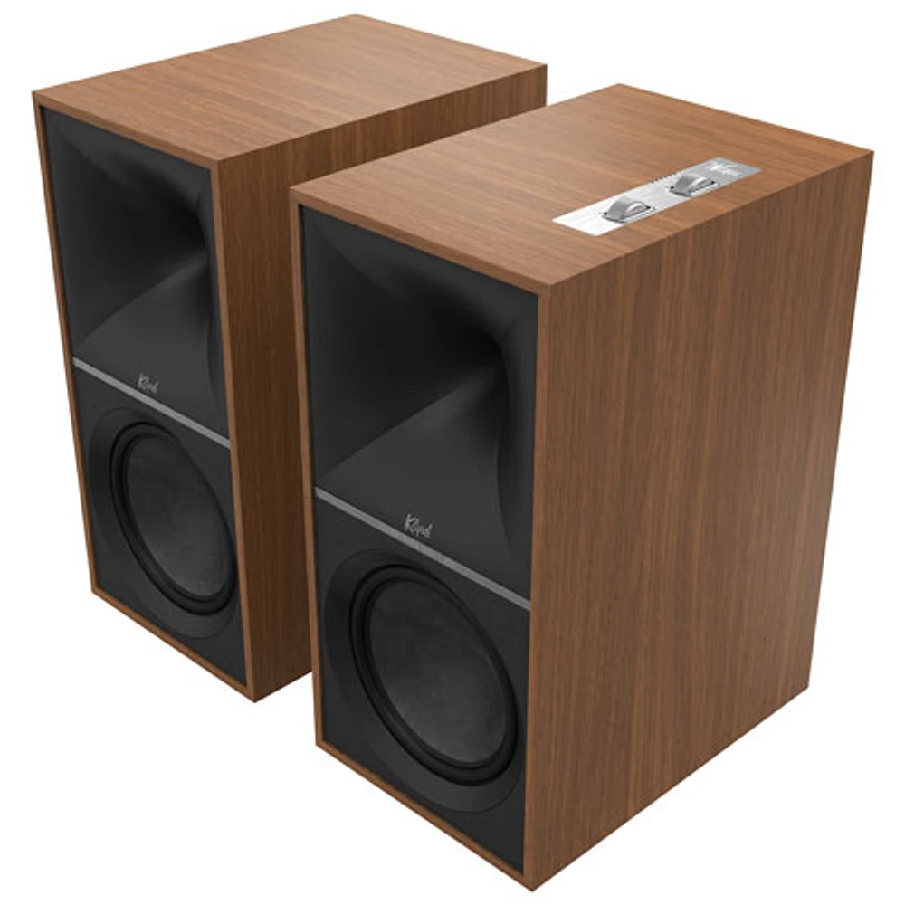 Klipsch The Nines 240-Watt Bookshelf Speaker - Pair - Walnut