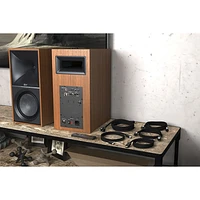 Klipsch The Nines 240-Watt Bookshelf Speaker - Pair - Walnut