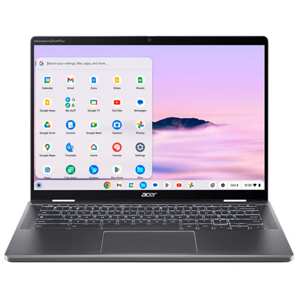 Acer Chromebook Plus Spin 714 14" Touchscreen Chromebook - Steel Grey (CU5125U/16GB RAM/512GB SSD/Chrome OS)