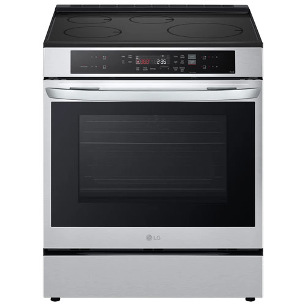 LG 30" 6.3 Cu Ft True Convection Slide-In Smart Induction Air Fry Range (LSIL63332FE) - Stainless Steel