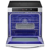 Cuisinière à induction intelligente encastrable avec convection véritable et friture à l'air 6,3 pi³ 30 po de LG (LSIL63332FE) - Inox