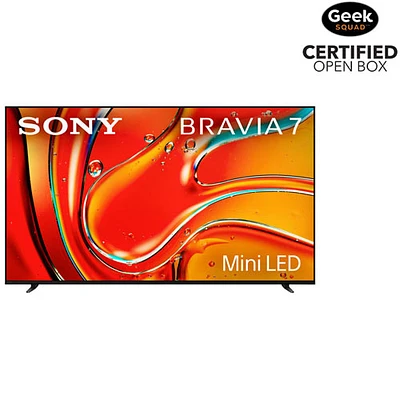 Open Box - Sony Bravia 7 55" 4K UHD HDR Mini LED QLED Smart Google TV (K55XR70B) - 2024