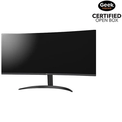 Open Box - LG 34" 1440p WQHD 100Hz 5ms GTG Curved VA LCD Monitor (34WR53QB-B)