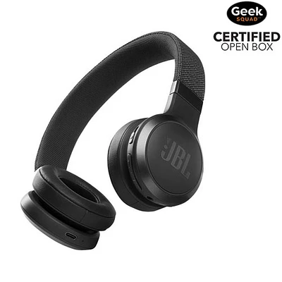 Boîte ouverte - Casque d'écoute Bluetooth à suppression du bruit Live 460NC de JBL - Noir