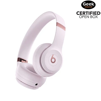 Open Box - Beats By Dr. Dre Solo 4 On-Ear Sound Isolating Bluetooth Headphones - Cloud Pink