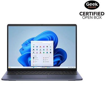 Boîte ouverte - Portable de 16 po Inspiron de Dell - Bleu minuit (Core 7 150U d'Intel/SSD 1 To/RAM 16 Go/Windows 11 Famille)