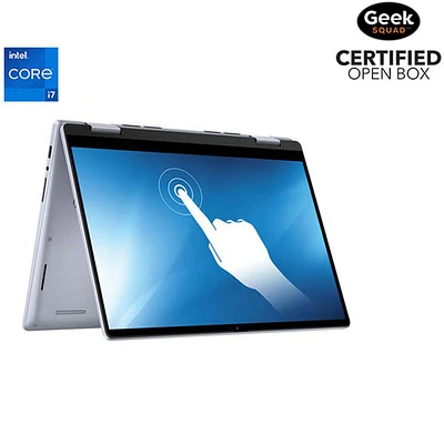 Boîte ouverte - Portable 2-en-1 à écran tactile de 14 po Inspiron de Dell - Bleu glacier (Core 7 150U d'Intel/RAM 16 Go/SSD 1 To)