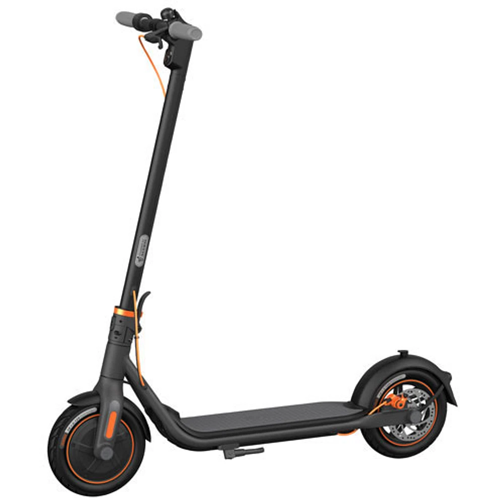 Boîte ouverte - Trottinette électrique Ninebot KickScooter F40 de Segway (moteur 350 W/autonomie 30 km/vitesse maximale 30 km/h) - Gris foncé