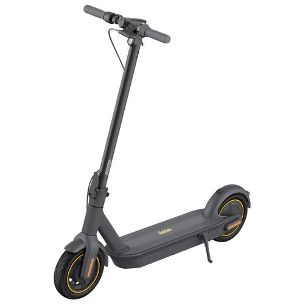 Boîte ouverte - Trottinette électrique Ninebot G30P MAX pour adultes de Segway (moteur 350 W/autonomie 65 km/vitesse maximale 30 km/h) - Gris foncé