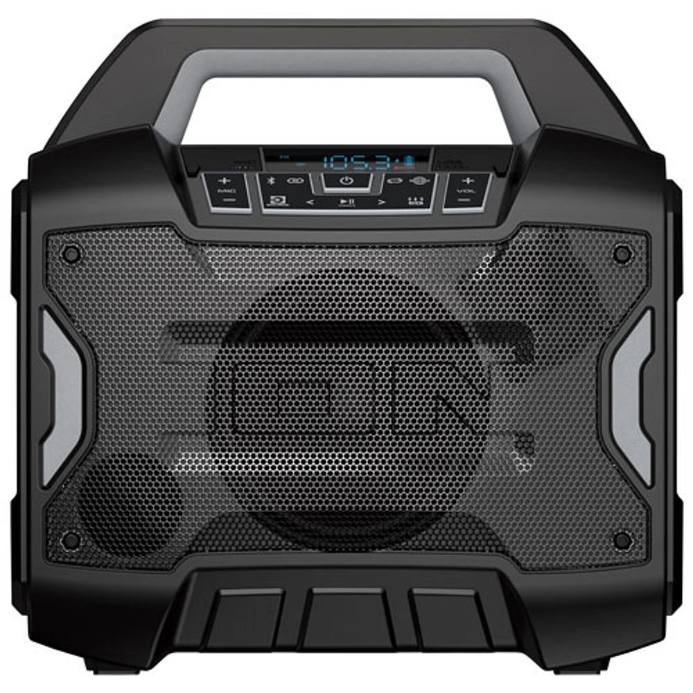 Ion Audio Sport Boom All-Weather Wireless Rechargeable Speaker with Mic - Black