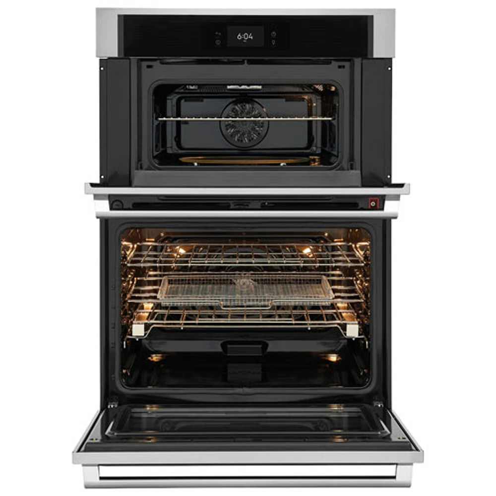 Electrolux 30" 5.3 Cu. Ft. Double Steam Electric Wall Oven (ECWM3012AS) - Stainless Steel