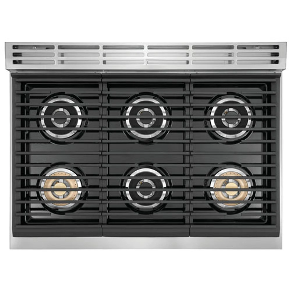 Surface de cuisson au gaz à 6 brûleurs de 36 po d'Electrolux (ECCG3672AS) - Acier inoxydable