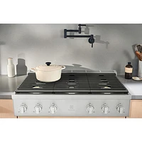 Surface de cuisson au gaz à 6 brûleurs de 36 po d'Electrolux (ECCG3672AS) - Acier inoxydable