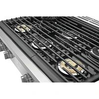 Surface de cuisson au gaz à 6 brûleurs de 36 po d'Electrolux (ECCG3672AS) - Acier inoxydable