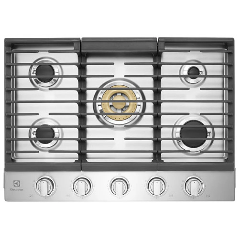 Electrolux 30" 5-Burner Gas Cooktop (ECCG3068AS) - Stainless Steel