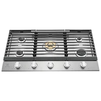 Electrolux 36" 5-Burner Gas Cooktop (ECCG3668AS) - Stainless Steel