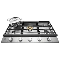 Electrolux 36" 5-Burner Gas Cooktop (ECCG3668AS) - Stainless Steel