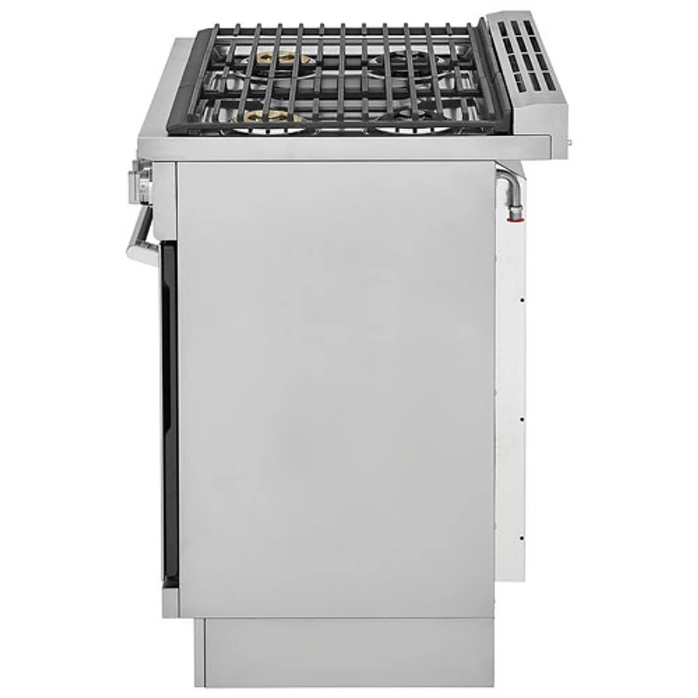 Electrolux 30" 4.5 Cu. Ft. True Convection 5-Burner Freestanding Gas Range (ECFG3068AS) - Stainless Steel