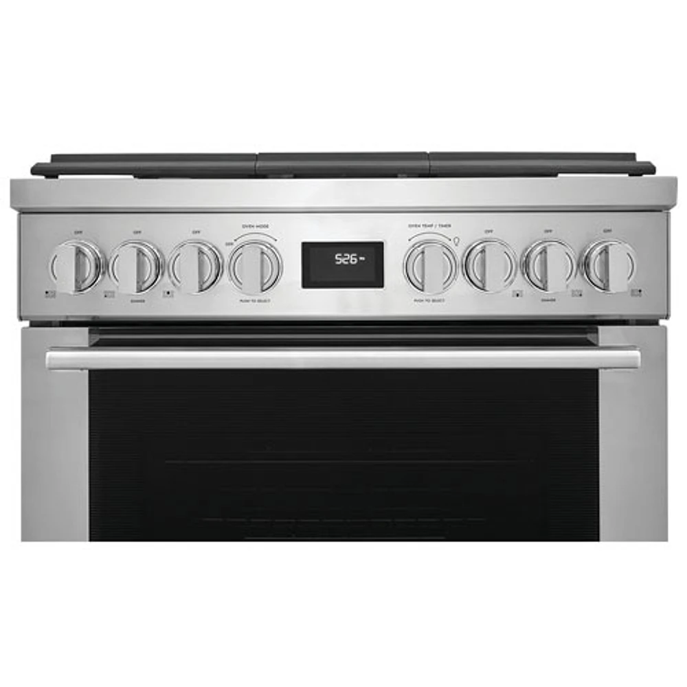 Electrolux 30" 4.5 Cu. Ft. True Convection 5-Burner Freestanding Gas Range (ECFG3068AS) - Stainless Steel