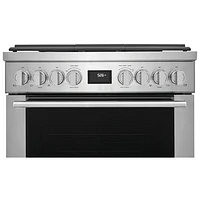 Electrolux 30" 4.5 Cu. Ft. True Convection 5-Burner Freestanding Gas Range (ECFG3068AS) - Stainless Steel