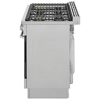 Electrolux 36" 4.4 Cu. Ft. True Convection 6-Burner Freestanding Gas Range (ECFG3668AS) - Stainless Steel