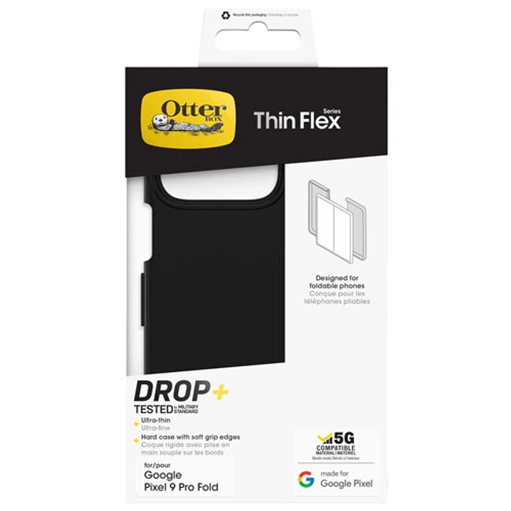 OtterBox Thin Flex Fitted Hard Shell Case for Pixel 9 Pro Fold - Black