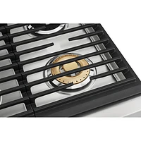Electrolux 36" 4.4 Cu. Ft. Free-Standing True Convection Dual-Fuel Range (ECFD3668AS) - Stainless