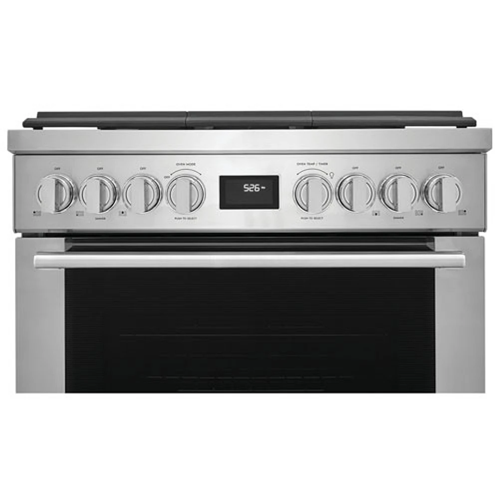 Electrolux 30" 4.6 Cu. Ft. Free-Standing True Convection Dual-Fuel Range (ECFD3068AS) - Stainless