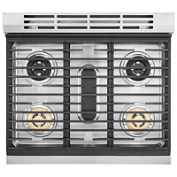 Electrolux 30" 4.6 Cu. Ft. Free-Standing True Convection Dual-Fuel Range (ECFD3068AS) - Stainless