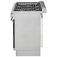 Electrolux 30" 4.6 Cu. Ft. Free-Standing True Convection Dual-Fuel Range (ECFD3068AS) - Stainless