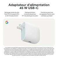 Google 45W Fast-Charging USB-C Wall Charger