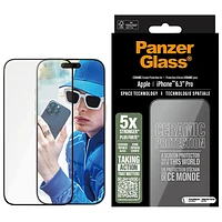 Protecteur d'écran en verre de PanzerGlass pour iPhone 16 Pro