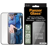 Protecteur d'écran en verre de PanzerGlass pour iPhone 16 Plus