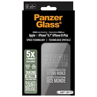 Protecteur d'écran en verre de PanzerGlass pour iPhone 16 Plus