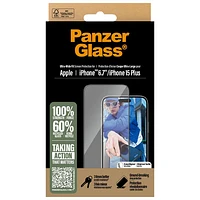 PanzerGlass Ultra-Wide Fit Glass Screen Protector for iPhone 16 Plus