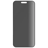 Protecteur d'écran en verre de confidentialité ultralarge de PanzerGlass pour iPhone 16 Pro