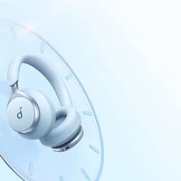 Soundcore by Anker Space One Over-Ear Sound Isolating Bluetooth Headphones - Sky Blue