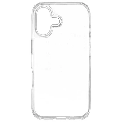 Étui rigide ajusté d'Insignia pour iPhone 16 - Transparent - Exclusivité de Best Buy