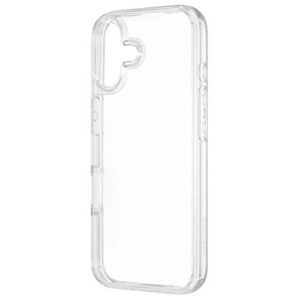 Étui rigide ajusté d'Insignia pour iPhone 16 - Transparent - Exclusivité de Best Buy