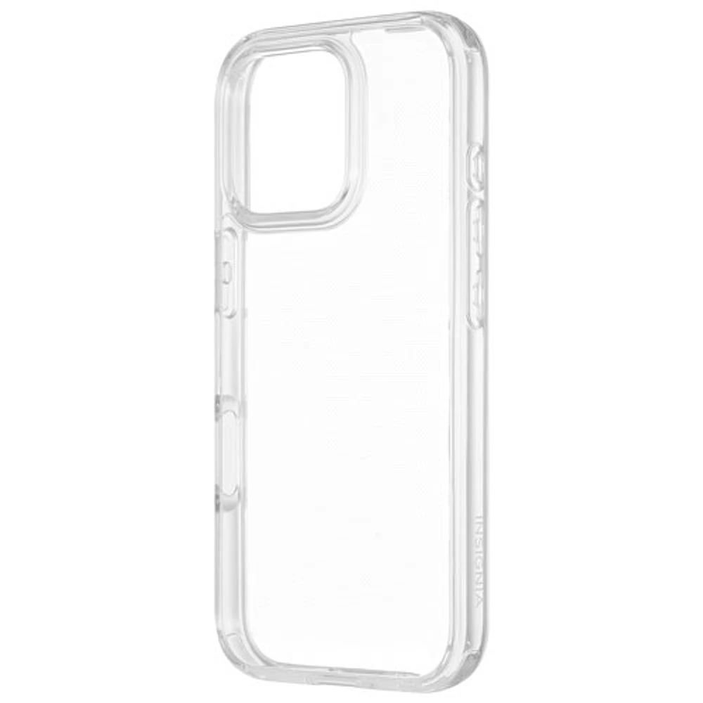 Insignia Fitted Hard Shell Case for iPhone 16 Pro - Clear - Only at Best Buy