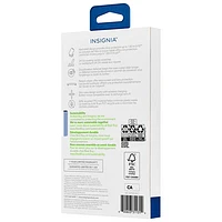 Étui rigide ajusté d'Insignia pour iPhone 16 Pro - Transparent - Exclusivité de Best Buy